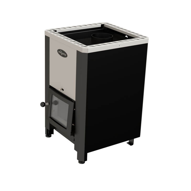 Vedeldad bastuugn - VILPRA FORNAX-E-V med intern eldstad