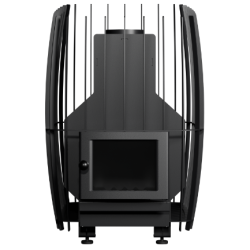 Vedeldad bastuugn - VILPRA FORNAX QUEEN-14-V med intern eldstad 