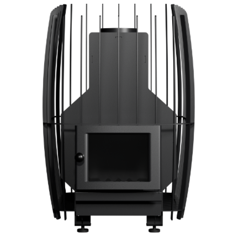 Vedeldad bastuugn - VILPRA FORNAX QUEEN-14-V med intern eldstad