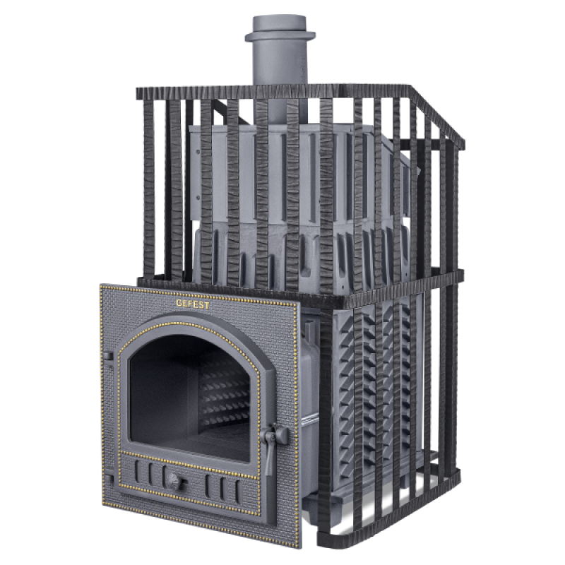 Vedeldad bastuugn - Gefest Grom Uragan 50 (P)