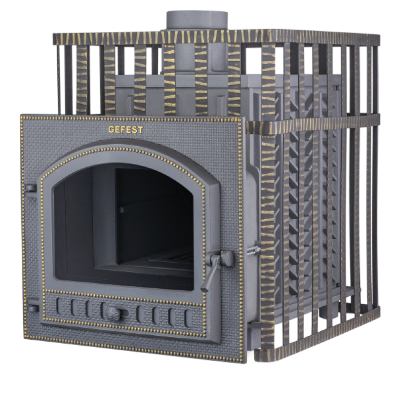 Vedeldad bastuugn - Gefest GFS ZK 45 (M) i galler