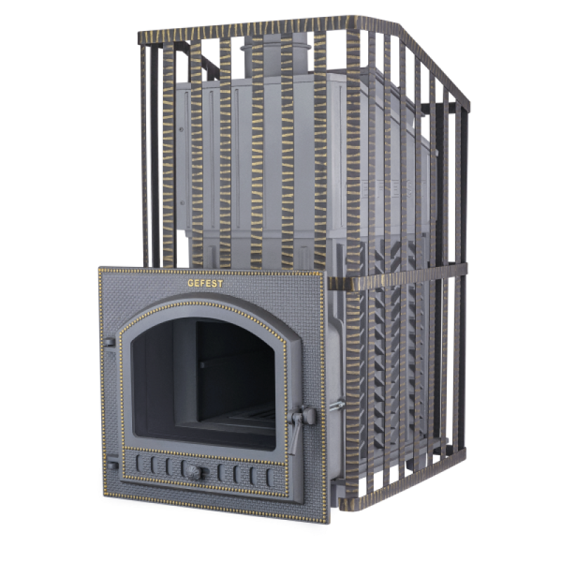 Vedeldad bastuugn - Gefest GFS ZK Uragan 40 (M) i galler