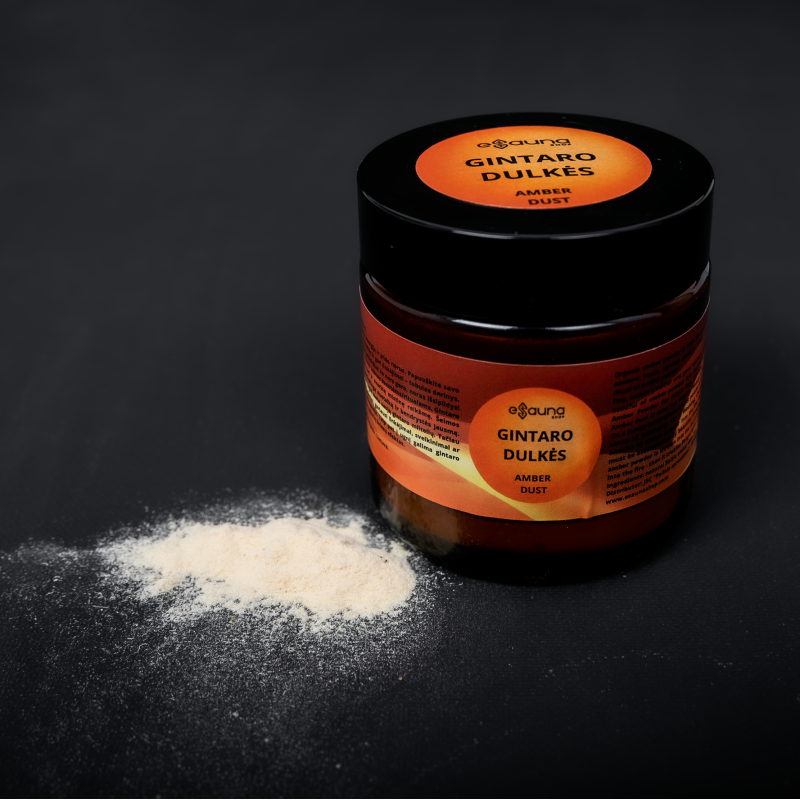20 gram naturligt baltisk bärnstenspulver för bröllop eller familjefester