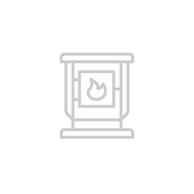 Vedeldad bastuugn - KASTOR SAGA 30 T, svart