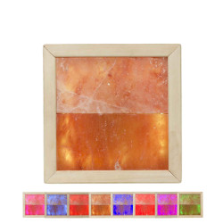 Himalaya saltljus LED RGB, svart alträ