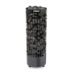 Elektrisk bastuaggregat - HARVIA Cilindro Black Steel PC90E 9 kW