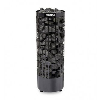 Elektrisk bastuaggregat - HARVIA Cilindro Black Steel PC70E 6,8 kW