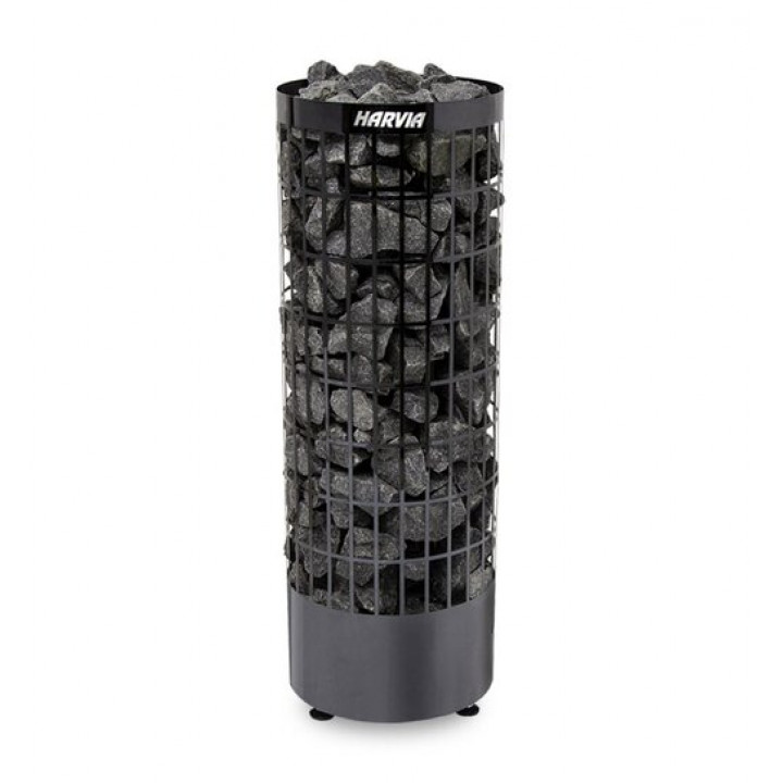 Elektrisk bastuaggregat - HARVIA Cilindro Black Steel PC110E 10,8 kW