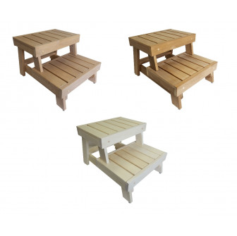 HARVIA Formula bastubänk - steg, 770x600x510mm