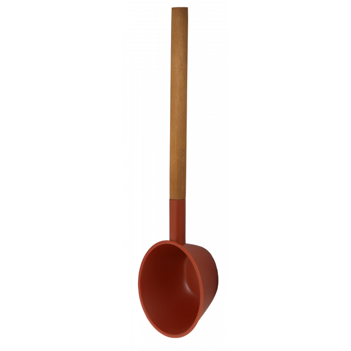 HARVIA Helmi bastu hink och slev set, Terracotta