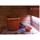 HARVIA Helmi bastu hink och slev set, Terracotta