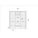 Bastuhus - HARVIA Kaski 240-PC - 2