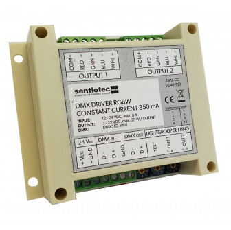 Harvia DMX RGBW LED-drivrutin, 2 × 4 kanaler