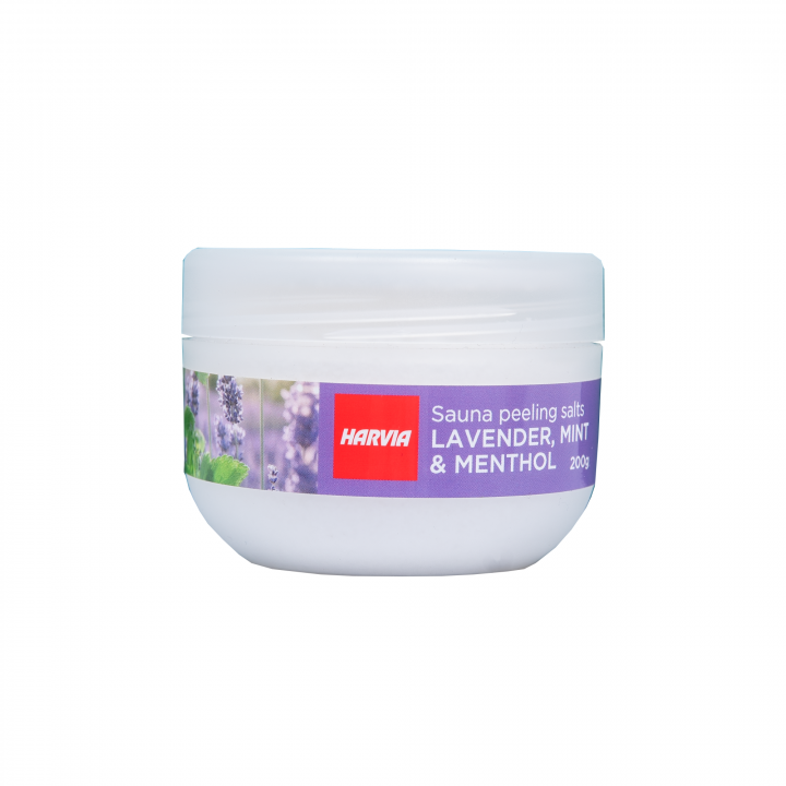Bastu peeling salt HARVIA lavendel mynta 200g