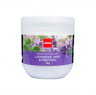 Bastuskalsalt HARVIA lavendelmynta 1 kg