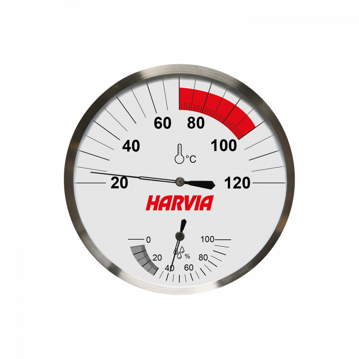 HARVIA termometer-hygrometer 130 mm