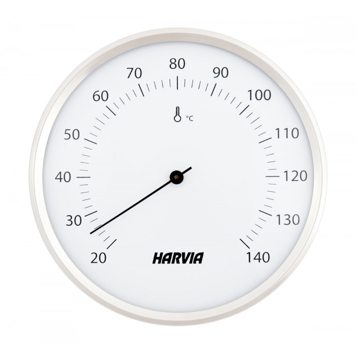 HARVIA bastutermometer, rund, vit, 160 mm diameter, SAC90201
