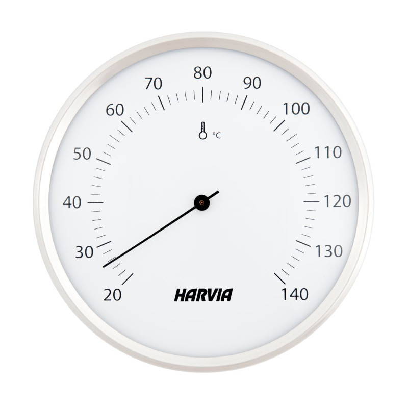 HARVIA bastutermometer, rund, vit, 160 mm diameter, SAC90201