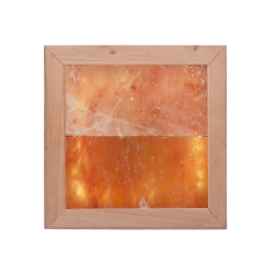 Himalaya saltljus LED, svart alträ 
