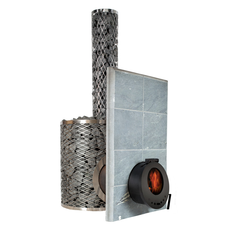 Vedeldad bastuugn - IKI SL PLUS