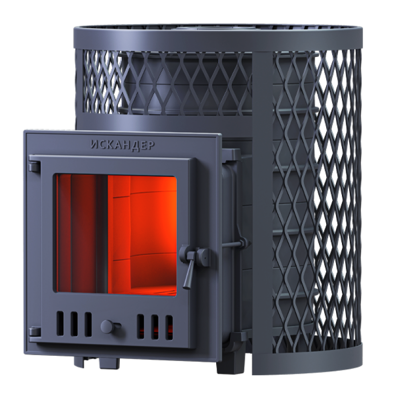 Vedeldad bastuugn GEFEST - Iskander 25 (M) Grill