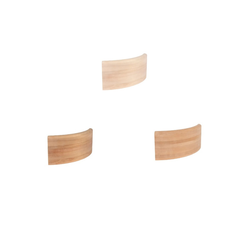 Ytterbåge för modulära bastubänkar, 400 mm