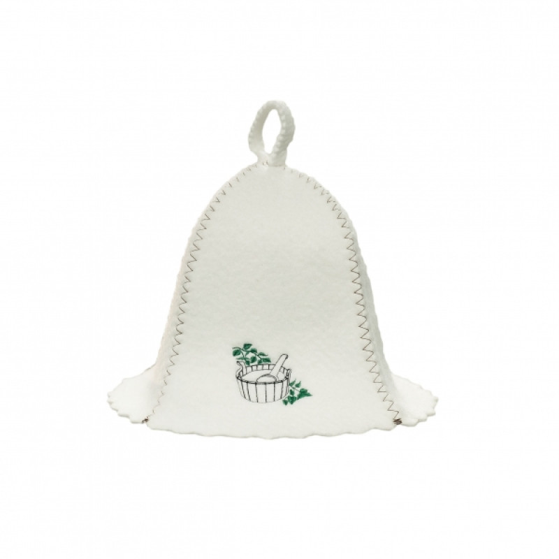 Bastuhatt - en hink med en slev