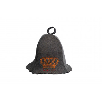 Bastuhatt - QUEEN, grå