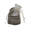 Keramisk saltbehållare för bastu - mörk 120 ml - 2