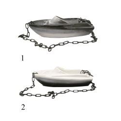 Keramisk behållare för dofter - båt 