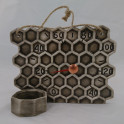 Keramisk bastutermometer - honeycomb - 2