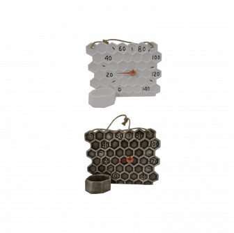 Keramisk bastutermometer - honeycomb