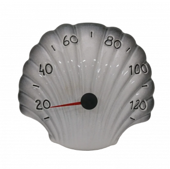 Keramisk bastutermometer - snäckskal