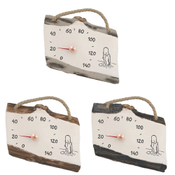 Keramisk bastutermometer - flicka i vattnet 