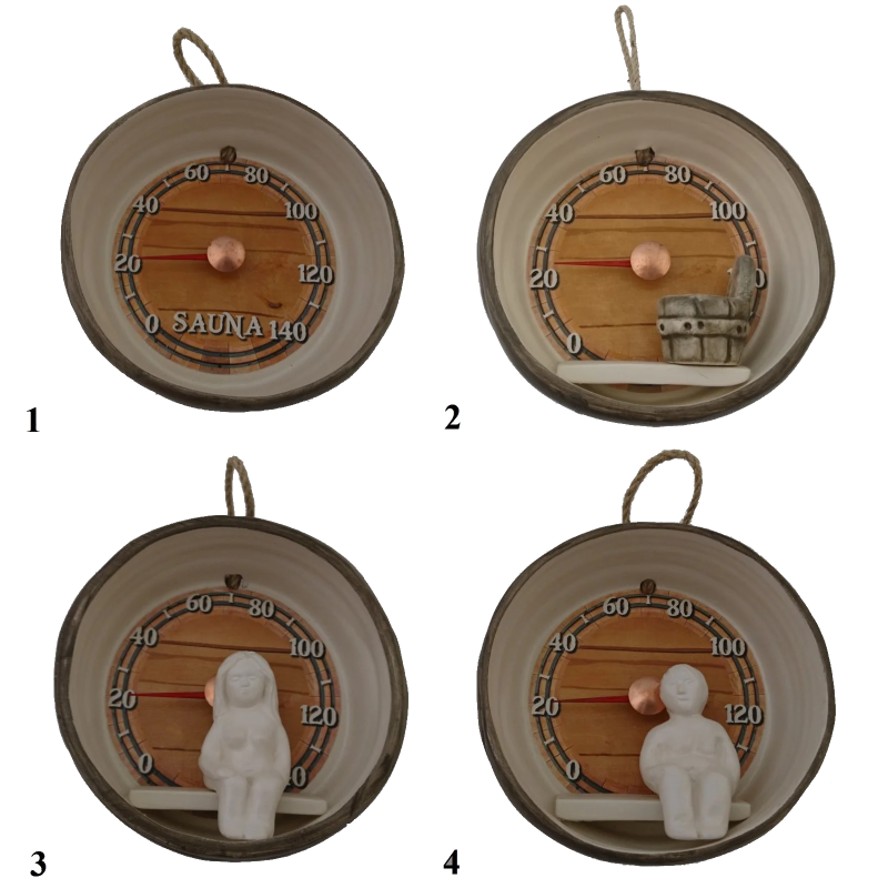 Keramisk bastutermometer - fat