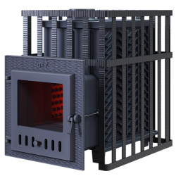 Vedeldad bastuugn GEFEST - GFS ZK 18 (M) i galler 