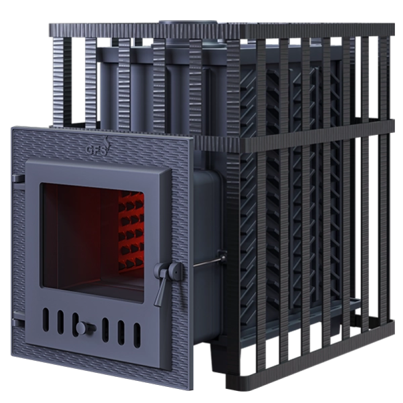 Vedeldad bastuugn GEFEST - GFS ZK 30 (M) i galler