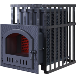 Vedeldad bastuugn GEFEST - GFS ZK 45 (M) i galler  Vedeldad bastuugn GEFEST - GFS ZK 45 (M) i galler