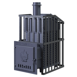 Vedeldad bastuugn GEFEST - GFS ZK Uragan 18 i galler  Vedeldad bastuugn GEFEST - GFS ZK Uragan 18 i galler