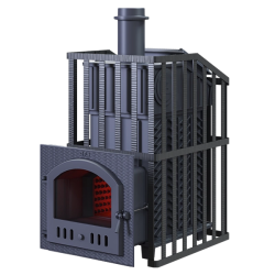 Vedeldad bastuugn GEFEST - GFS ZK Uragan 45 (M) i galler  Vedeldad bastuugn GEFEST - GFS ZK Uragan 45 (M) i galler