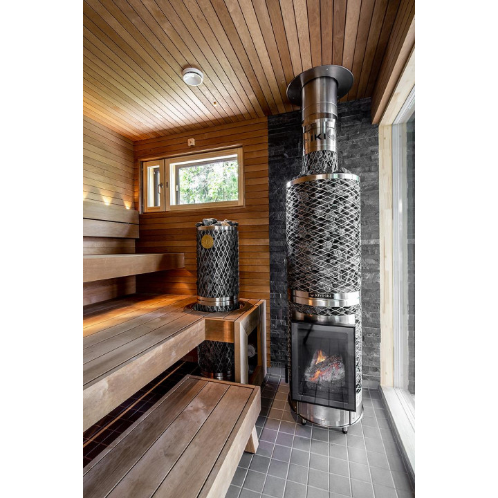 Vedeldad bastuugn - IKI KIVI