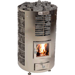 Vedeldad bastuugn - MONDEX KLAPI, rostfritt stål  Vedeldad bastuugn - MONDEX KLAPI, rostfritt stål