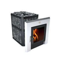 Vedeldad bastuaggregat - NOVA PANORAMA 18 med nätverk 