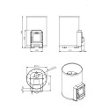Vedeldad bastuugn - STOVEMAN 20R HEAVY - 3