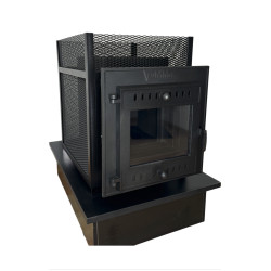 Vedeldad bastuugn - SUMMIT Mont Blanc öppet 