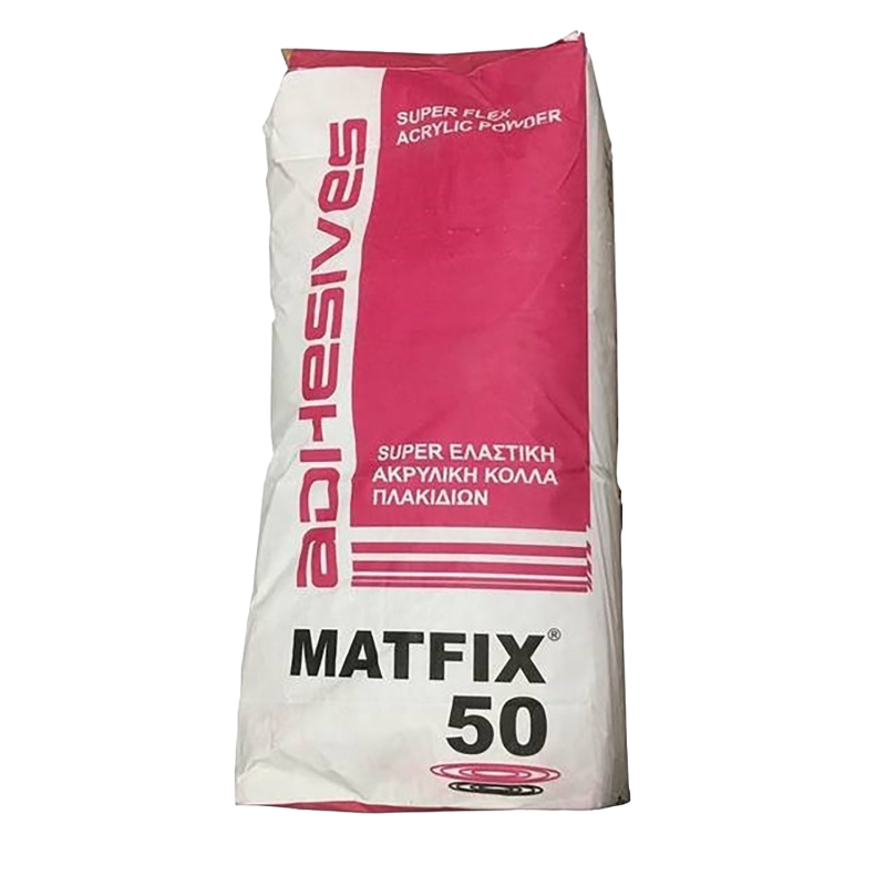 Matfix-lim för dekorativa stenar