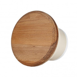 MM-S bastufläkt med bakventil och rund träfinish d/100mm  MM-S bastufläkt med bakventil och rund träfinish d/100mm