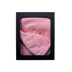 Presentset i presentask för HENNE. Bastuhatt och förkläde för dam - ROSA 