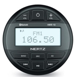 Musikhus HMR 10D, utan högtalare, vattentät, svart 