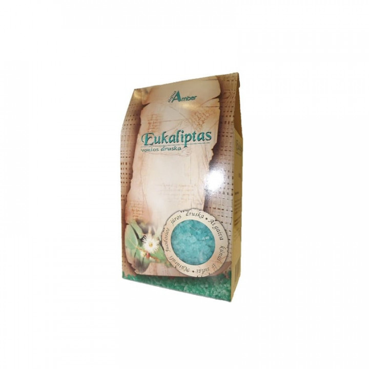 Naturligt badsalt Aqua Amber - Eucalyptus